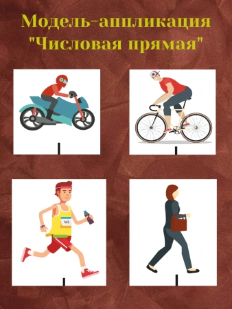 Модель-аппликация «Числовая прямая»